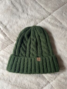 Green Knit Beanie